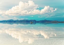 Spectacular salt flats of the world