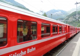 Travelling through Europe by train