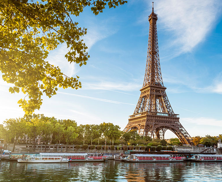 Return airfares to Paris: