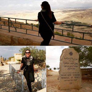 Mt Nebo memorial to Moses