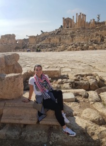 Soaking in Ancient Rome in Jerash, Jordan