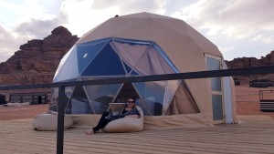 Chillin Luxury Martian Tents of the Sun Camp Wadi Rum