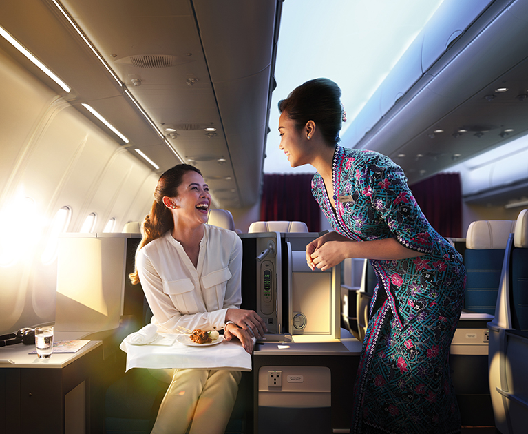 Malaysia Airlines' business class: