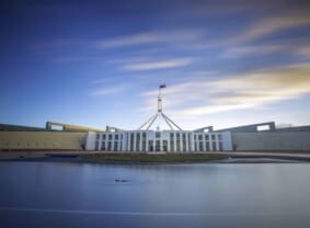 Parliament House, Canberra, Australian Capital Territory, Australia. Image Credit: VisitCanberra | TravelManagers Australia