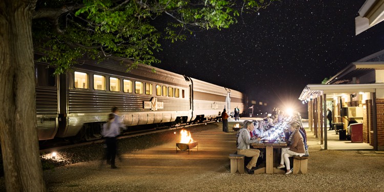 Indian Pacific Railway - Rawlinna Dinner Under the Stars | TravelManagers Australia