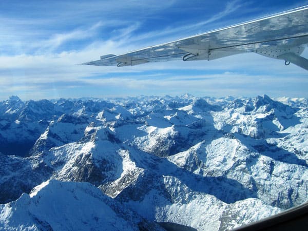 Flight over Southern Alps