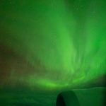 Southern Lights from plane