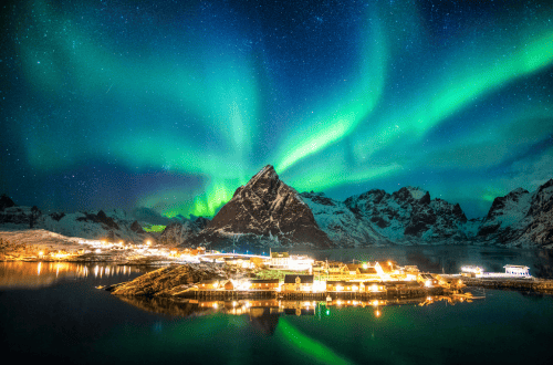 <em>The Northern lights in Norway</em>