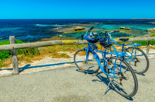 You can cycle around the Rottnest island