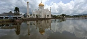 Cruising through Asia- Onboard the Norwegian Jewel - pictured Brunei Mosque