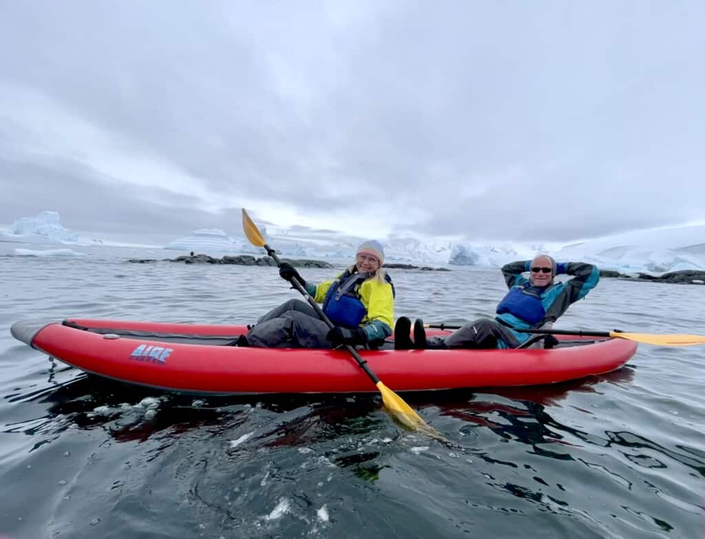 Kayaking in Antarctica