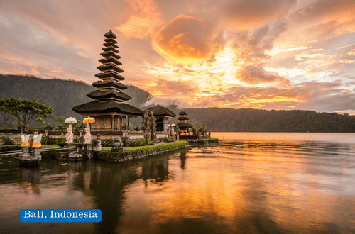 Bali, Indonesia, where to travel in June
