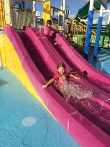 Family cruising- Carnival Legend slides