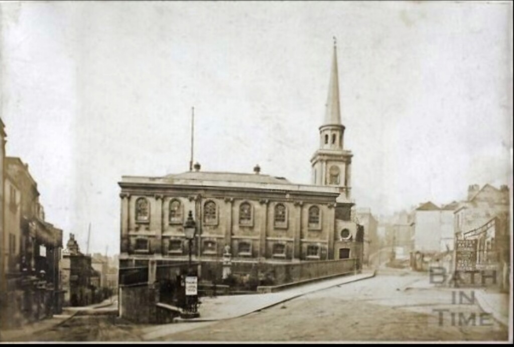 St Swithins Bath UK - 19th century picture