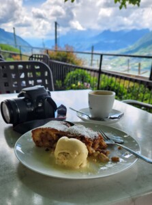 View from European Alpine cafe