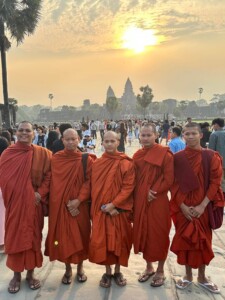 Monks at Angkor Wat