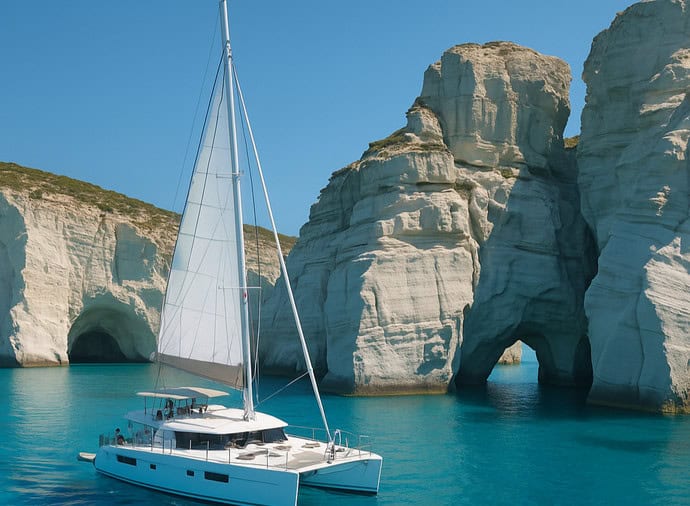 7 JUN Milos – Private Full-Day Catamaran Cruise