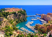 Wide view of Fabergé-inspired architecture and ornate design elements