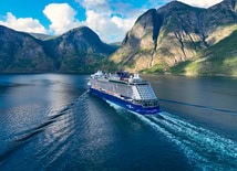 Cruise ship in Norway