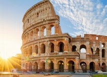 Ancient structures representing the 7 Historical Wonders of the World