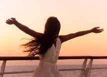 Ocean Cruising - woman on deck