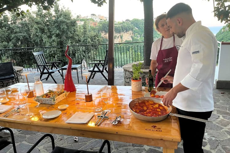 What it's like to take a cooking course on the Amalfi Coast
