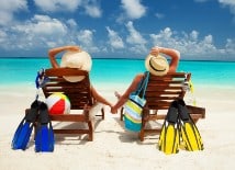 Resort Holidays - couple on beach