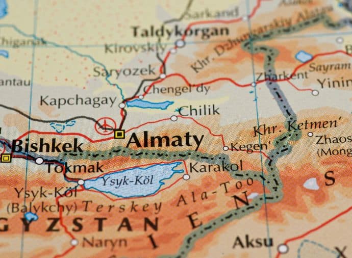 13th August 2026 - Arrive in Almaty