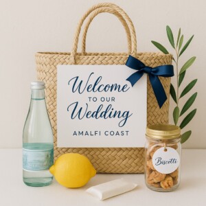 Welcome gift Amalfi Destination Wedding