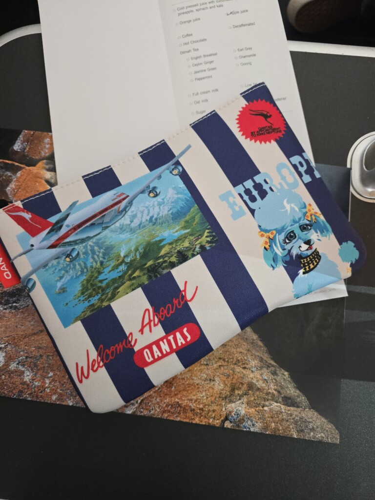 Jilda Jack Qantas Business Class Dreamliner