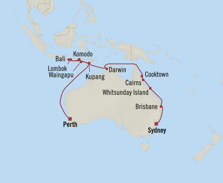 Cruise itinerary:
