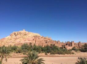 Enjoying the view of Ait Benhaddou