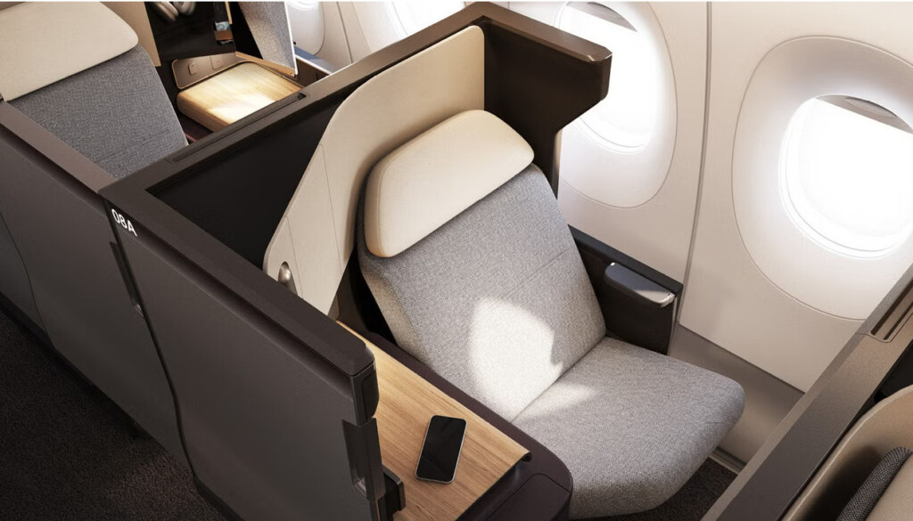 Qantas A350 Business Class 