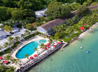 A bird-eye view of how beautiful Amari Phuket Resort is