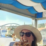Eating pretzels in Germany