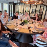 Friends at dinner
