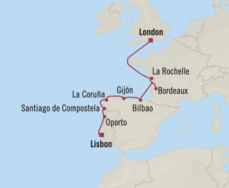 Cruise itinerary: